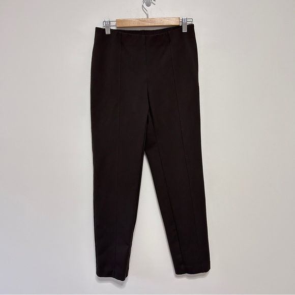 J.Jill Women’s Brown Pull on Pants Size Small Slim fit Casual Office Career - Picture 3 of 7